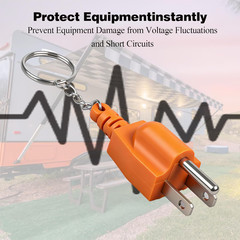 Portable Generator Grounding Plug – Neutral Ground Bonding Plug Adapter (NEMA…