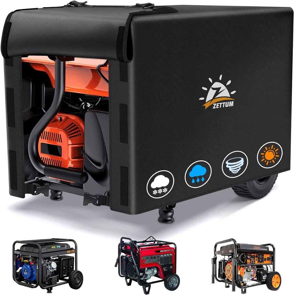 Generator Covers While Running, 32″L x 24″W x 24″H Heavy Duty Waterproof Generat