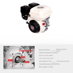 Four-stroke Petrol Engine 15HP Low Noise Gas Portable Generator 9.7KW