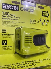 🔥RYOBI RYi150BG 150-Watt Powered Inverter Generator And Batteries/charger🔥