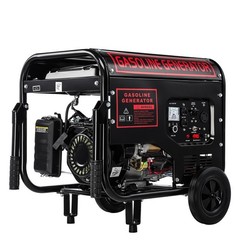 6250W Gas Powered Portable Inverter Generator 110V + 220V with Electric Start