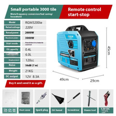 Generator Home Small Silent Inverter Outdoor Caravan Electric Starter