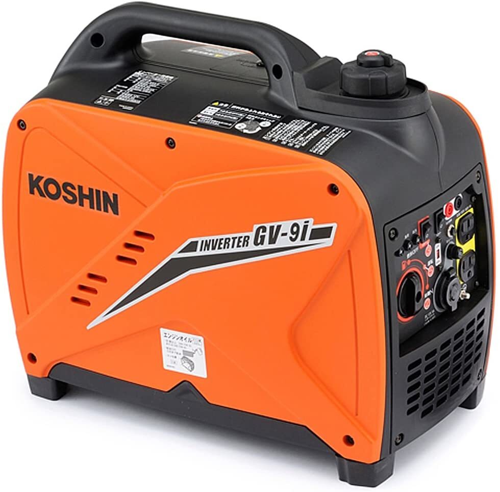KOSHIN 0.9kVA Portable Gasoline Inverter Generator GV-9i Super Quiet