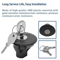 Locking Gas Cap Fuel Tank Cap w/Keys Compatible with Ford F150, Edge, Escape,