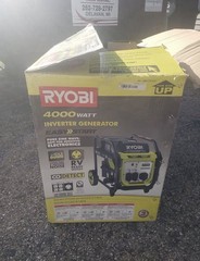 Ryobi 4000W Inverter Generator CO Detect Easy Start RV Ready Portable