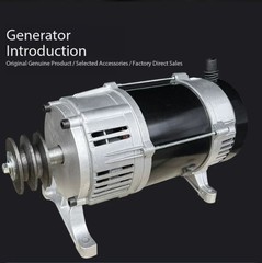 Small Diesel All-Copper Belt-Driven Generator, 3/5/6/8/10 KW, 220/380V, Gasoline