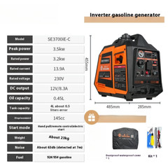 Silent Inverter Generator Set 220v Gasoline Household Small Portable