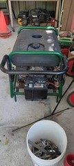 Up For Sale This Fully Functional Onan Commercial Electric Generator On A Car.