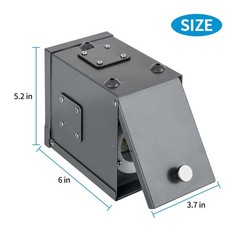 30 Amp Power Inlet Box, Briidea NEMA 3R Generator Box with 10AWG, grey