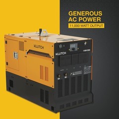 Klutch 11kW Engine-Driven Inverter Stick Welder/Generator with LCD Screen,
