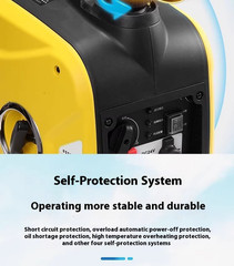 2500W Cargo Vehicle Parking Air Conditioner Gasoline Generator 24V DC Silent