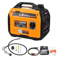 5000W Dual Fuel Generator for Home Emergency Gas/Propane with CO Alarm