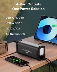 Portable Power Station 99Wh 27000mAh Camping Lithium Battery Large Power Bank