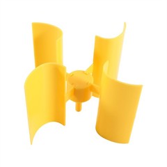 DIY Kit Small Motor Vertical Wind Turbines Blades Breeze Electricity Generator F