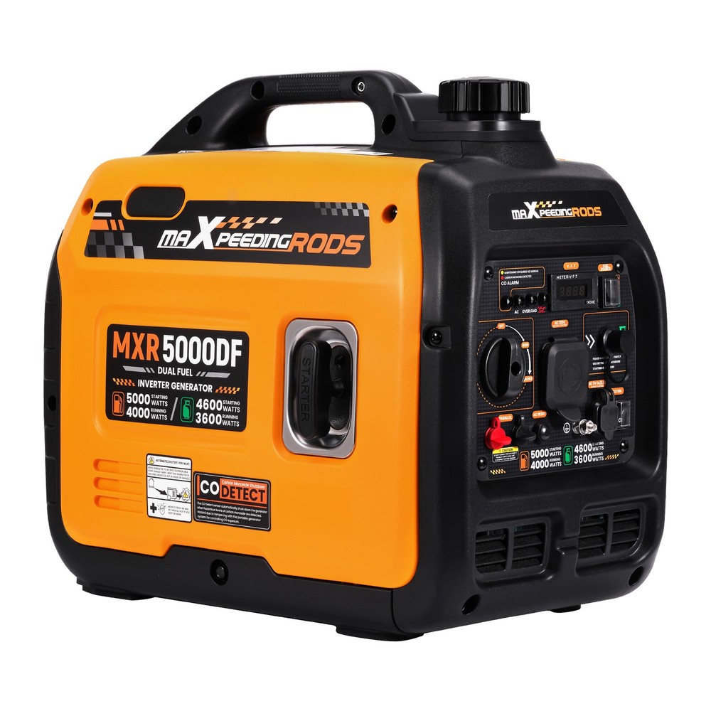 5000W Dual Fuel Portable Generator – 58dB Quiet & Parallel Ready for Events