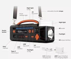 AOY Portable Power Station 300W 296Wh Battery Back-Up Outdoor Indoor Emergency