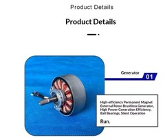 Small Portable Permanent Magnet Hydraulic Generator Turbine For Home Outdoor Use