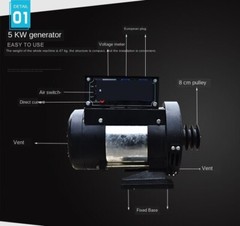 High Power Small Generator Generator Frequency 50HZ Diesel Generating Set 10KW