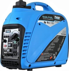 Pulsar 2,200-Watt Super Quiet Portable Dual Fuel Gas Powered Inverter Generator