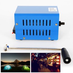 Hand Crank Generator Dynamo Emergency Generator 12/15V USB Charging Portable
