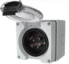 STARELO 30 Amp Power Inlet Box NEMA L14-3pP Generator,125/250 Volt,Outdoor…