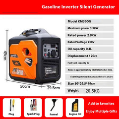 Portable Home-use Small 220V Outdoor Variable Frequency Gasoline Generator
