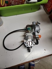 LPG CNG Generator Dual Fuel Carburetor Fit for 4.5‑5.5KW GX390 188F Manual Parts