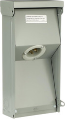 30A Outdoor Power Inlet Box – NEMA 3R for Generators & RV Hookups