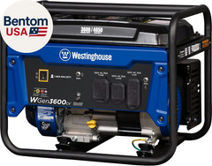 4650 Peak Watt Portable Generator, RV Ready 30A Outlet, Gas Powered, CO Sensor