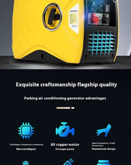 2500W Cargo Vehicle Parking Air Conditioner Gasoline Generator 24V DC Silent