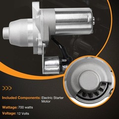 Electric Starter Motor for 3500W Inverter Generator, Replaces Models 56720 63584