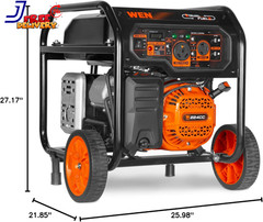 5,600-W Portable RV Ready Dual Fuel Gas Generator Electric Start CO Sensor