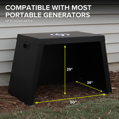 Generator Running Cover & Noise Barrier | Steel Generator Shelter