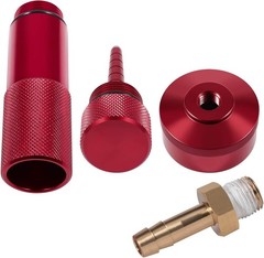 Generator Aluminum Extended Run Gas Cap with Brass Funnel for Honda EU2200i Red