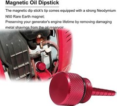 Magnetic Oil Dipstick Generator Oil Dip Stick Aluminum for Generator EU2200i