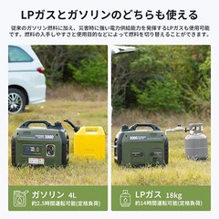 EENOUR 3.0kVA(3000W) Portable Gasoline Inverter Generator DK3000iSDF 11H Use