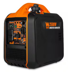 Gas-Powered Inverter Generator 2500W Recoil Start W/ Fuel Shut Off CO Watchdog
