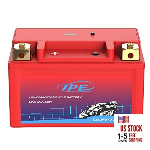 YTX7A-BS 12V Lithium Motorcycle Battery – LiFePO4 Engine Start Battery with
