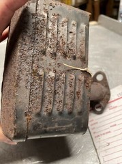 OEM GOOD USED 196 CC GENERATOR, CHINESE MUFFLER & GUARD ASSEMBLY