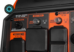Quiet 6800-Watt Dual Fuel Rv-Ready Electric Start Portable Inverter Generator