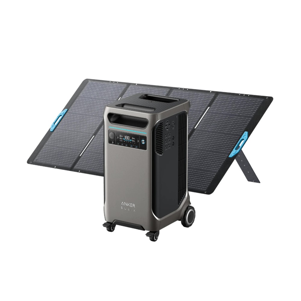 Anker SOLIX F3800 Power Station with F3800 Expansion Battery & 400W Solar Panel