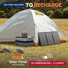 Portable Power Station 120W, Power Bank with AC Outlet, Portable Generator 97.6W