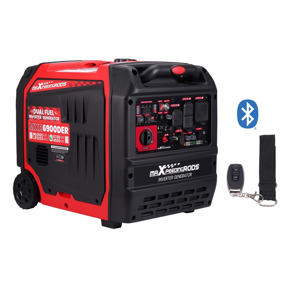 Dual Fuel Dual Voltage 4500W Propane Generator – 8h 50% Load for Outdoor Events