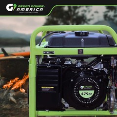 Green Power 13,000-W Portable Dual Fuel Gas Powered Generator w/ Electric Start