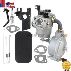 New 170F Dual Fuel Carburetor GX200 LPG Conversion Kit for Generator Propane USA