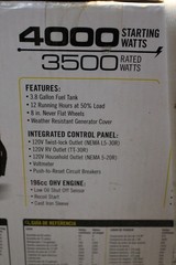 Champion 4000/3500 Watt Fuel Generator Model 46593