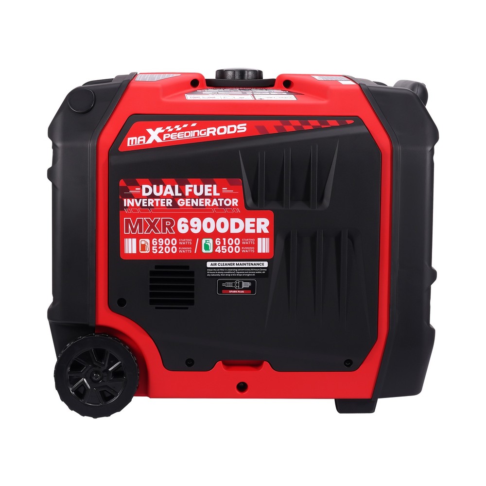 6900W Dual Fuel Dual Voltage Inverter Generator CO Sensor for Safety