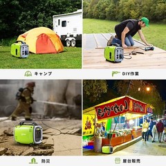 EENOUR 0.7kVA Portable Gasoline Inverter Generator GS95i 7.8H Use