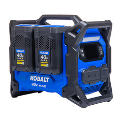 KOBALT 40V – 1800 Watts Portable Power Station ( Includes 2, 6.0 Ah Batteries )