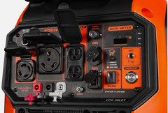 WEN 6800W Quiet Portable Dual Fuel Inverter Generator,Electric Start, CO Sensor